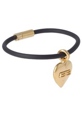 Balenciaga Bb Icon Heart Brass Bracelet