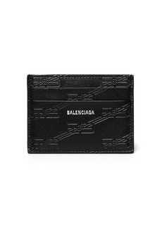 Balenciaga Bb Monogram Embossed Card Holder