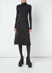 Balenciaga Bb Monogram Jacquard Viscose Skirt
