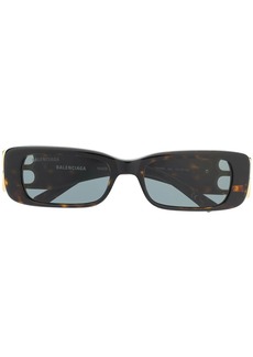 Balenciaga BB rectangle-frame sunglasses
