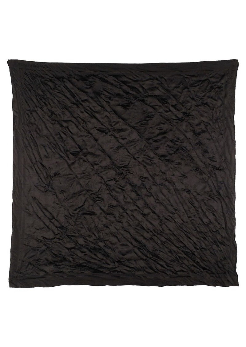 Balenciaga Bb Silk & Cotton Jacquard Scarf