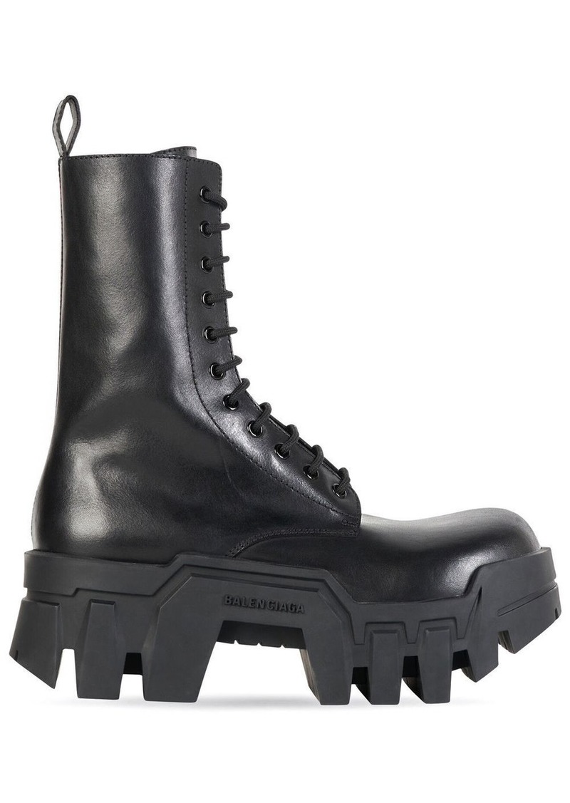 Balenciaga Bulldozer lace-up ankle boots