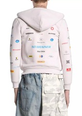 Balenciaga Business English Zip-Up Hoodie Small Fit