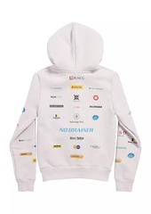 Balenciaga Business English Zip-Up Hoodie Small Fit