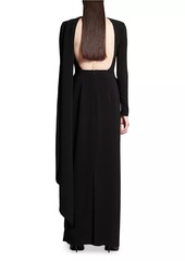 Balenciaga Cape Gown