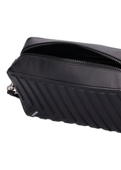 Balenciaga Car Embossed Leather Toiletry Bag