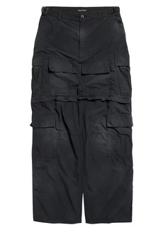 Balenciaga Cargo Maxi Skirt