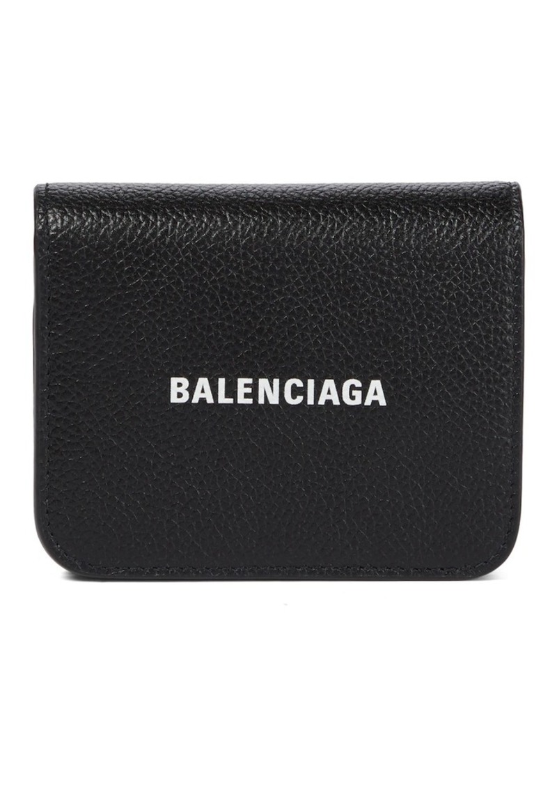 Balenciaga Cash leather card holder