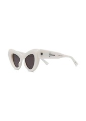 Balenciaga cat-eye logo-print sunglasses