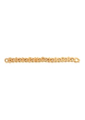 Balenciaga Chain Logo Brass Bracelet