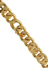 Balenciaga Chain Logo Brass Necklace