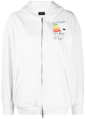 Balenciaga chest logo-print hoodie