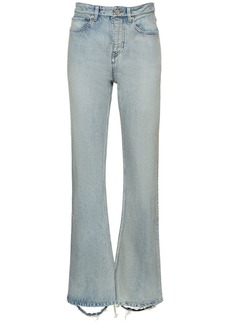 Balenciaga Cotton Denim Bootcut Jeans