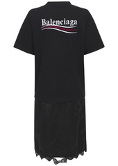 Balenciaga Cotton Jersey T-shirt Dress