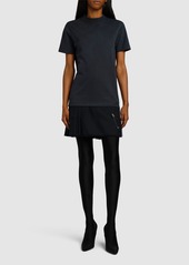 Balenciaga Cotton T-shirt & Tailored Twill Dress