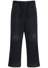 Balenciaga Cropped Skater Cotton Pants