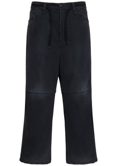 Balenciaga Cropped Skater Cotton Pants