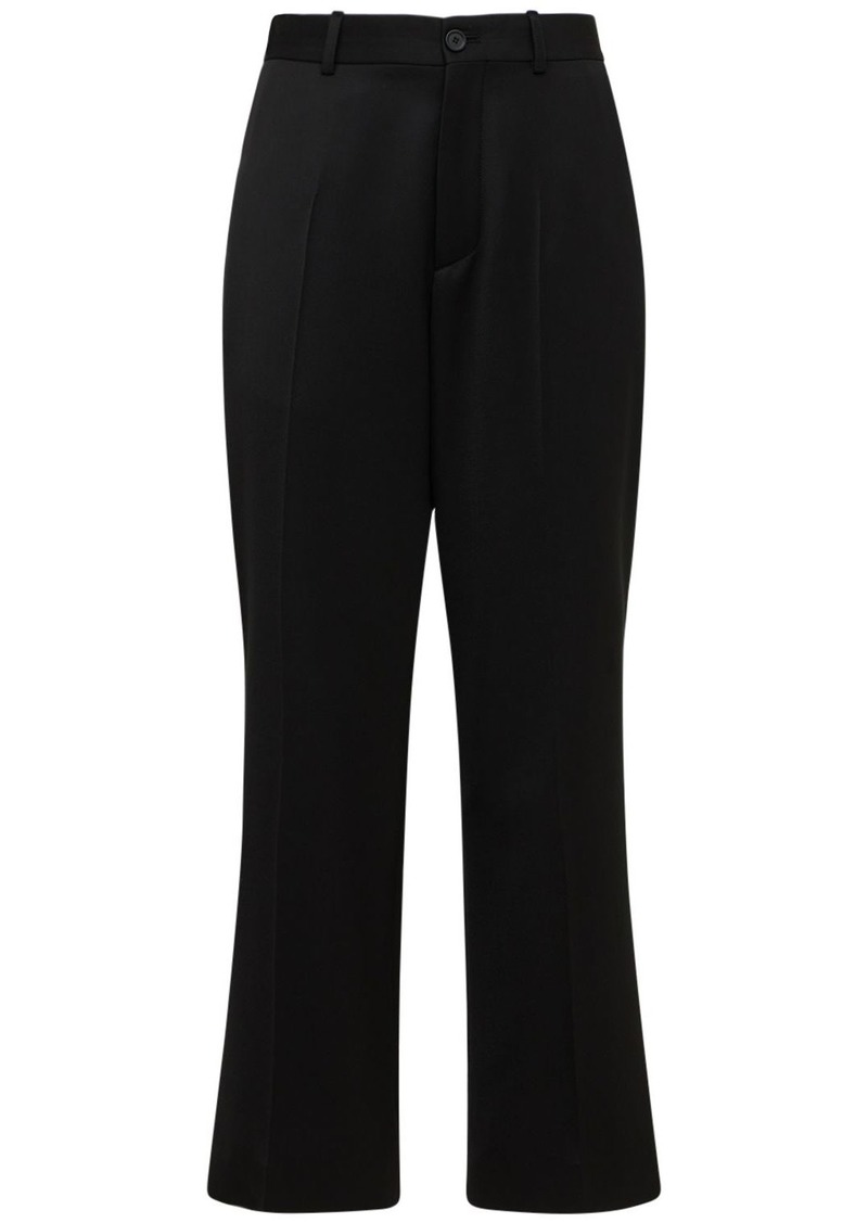 Balenciaga Cropped Wool Pants