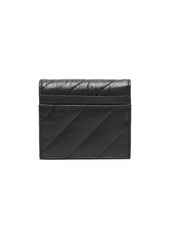 Balenciaga Crush logo-plaque card holder