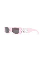 Balenciaga crystal-embellished square-frame sunglasses