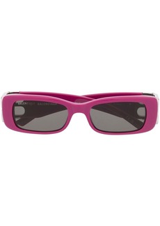 Balenciaga crystal-embellished square-frame sunglasses