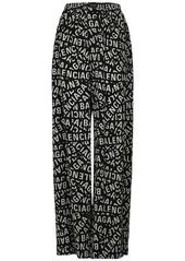 Balenciaga Cupro & Viscose Pajama Pants