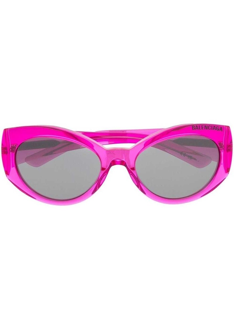 Balenciaga debossed-logo cat-eye sunglasses