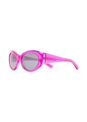 Balenciaga debossed-logo cat-eye sunglasses