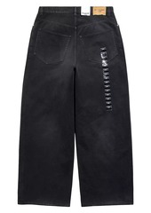 Balenciaga Denim Size Sticker Baggy Pants