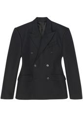 Balenciaga double-breasted fitted blazer
