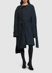 Balenciaga Double Sleeve Asymmetrical Carcoat