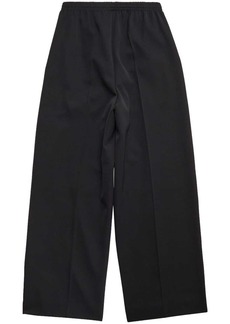 Balenciaga elasticated waist wool trousers
