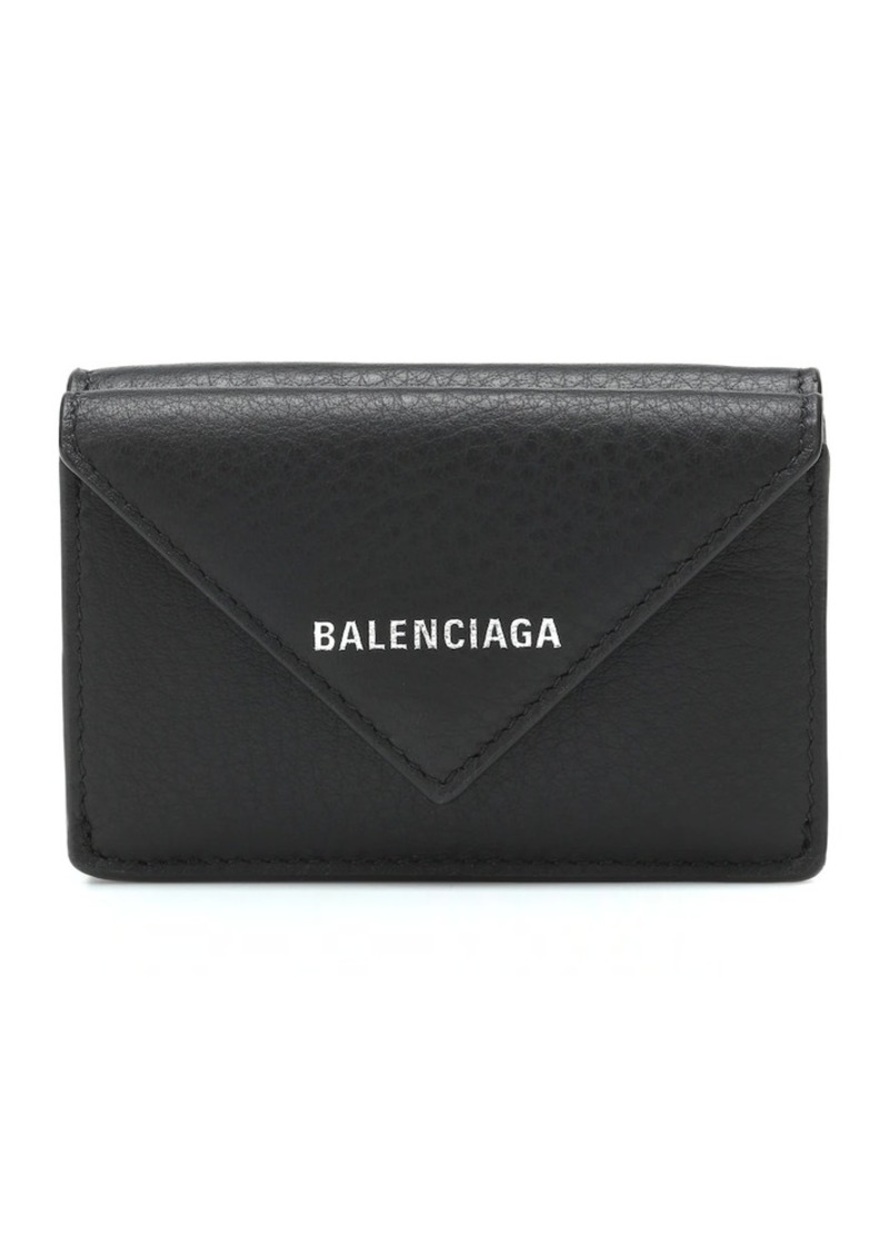 Balenciaga Embossed leather wallet