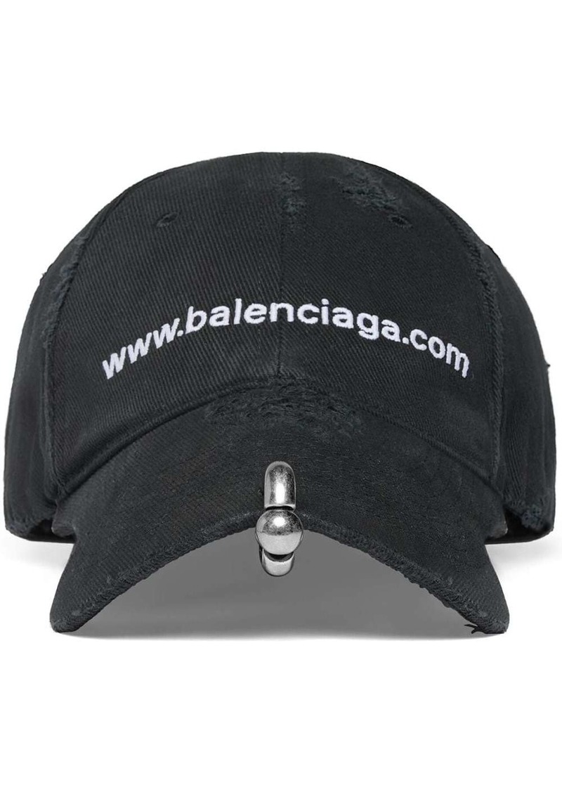 Balenciaga Bal.com piercing baseball cap