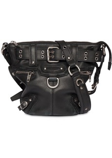 Balenciaga Emo Leather Bucket Bag