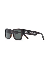 Balenciaga enamelled-logo square-frame sunglasses