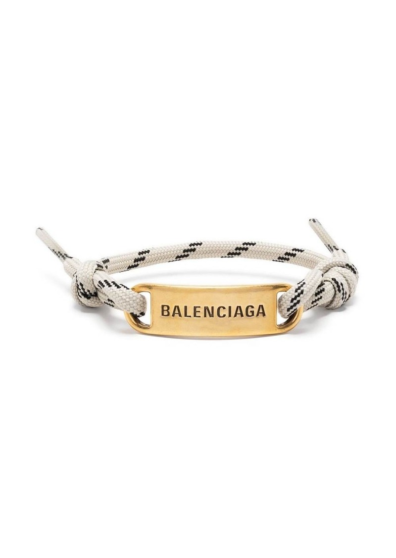 Balenciaga Plate rope bracelet