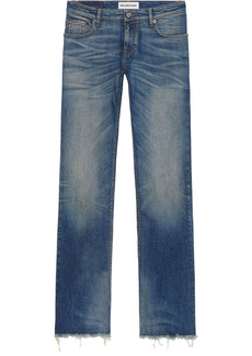 Balenciaga faded-effect flared jeans