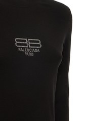Balenciaga Fitted Stretch Cotton T-shirt