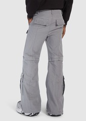 Balenciaga Flared Cotton Cargo Pants