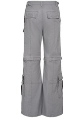 Balenciaga Flared Cotton Cargo Pants