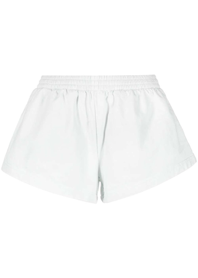 Balenciaga flared elasticated-waist shorts