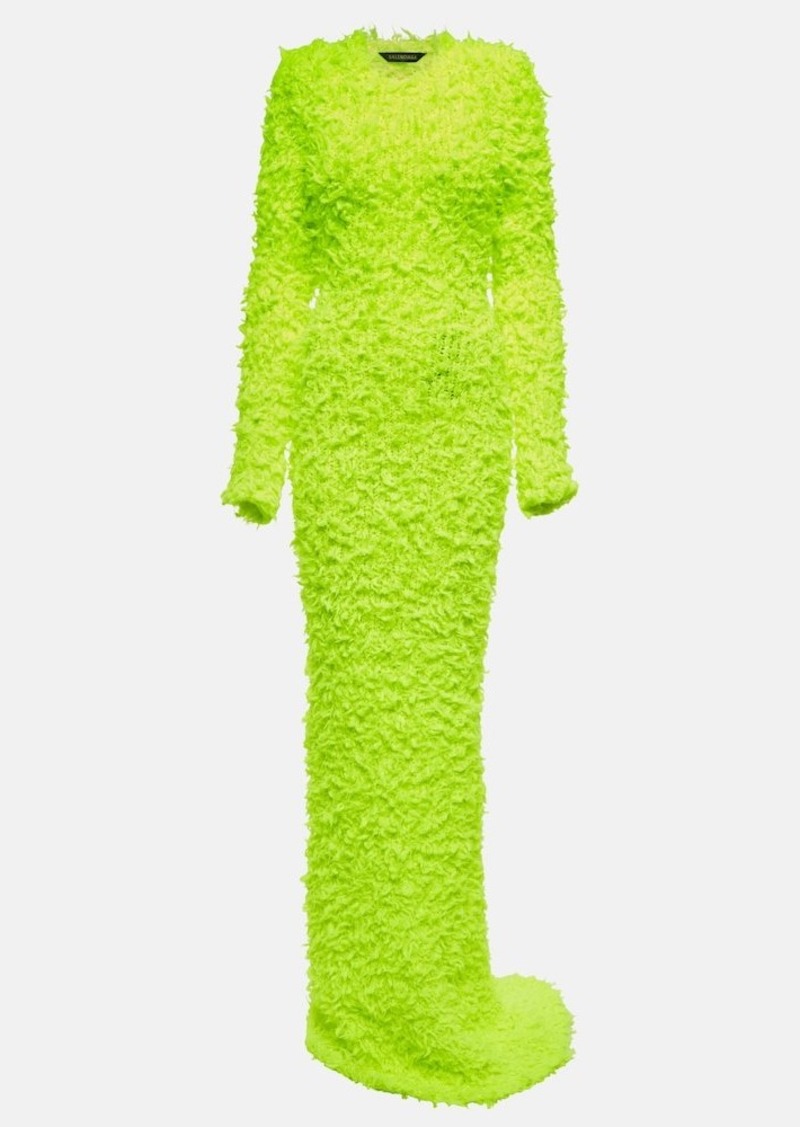 Balenciaga Fluffy gown