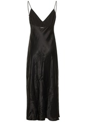 Balenciaga Fluid Silk Satin Slip Dress