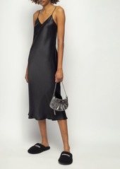 Balenciaga Fluid Silk Satin Slip Dress