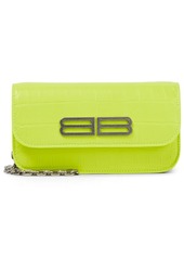 Balenciaga Gossip leather wallet on chain
