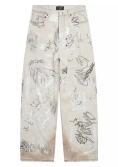 Balenciaga Graffiti Baggy Pants