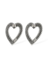 Balenciaga Heart 2.0 Brass Earrings