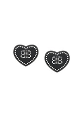 Balenciaga heart shaped earrings