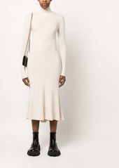 Balenciaga high-neck knitted midi dress